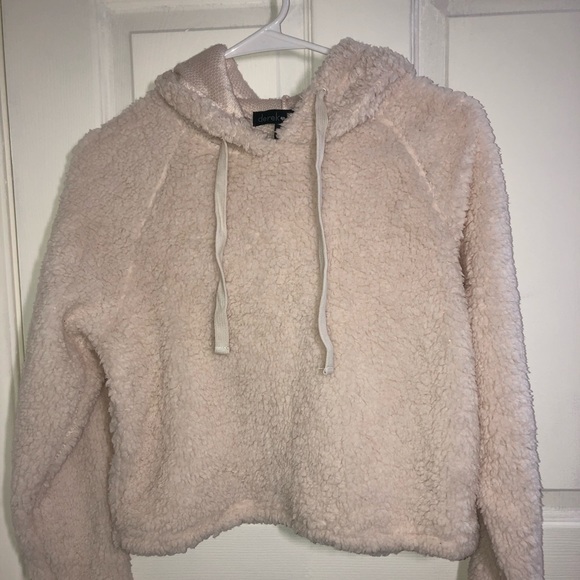 NWOT fluffy teddy bear hoodie - Picture 1 of 1